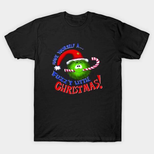 Fuzzy Christmas T-Shirt by wolfmanjaq